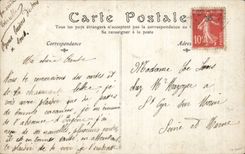 CPA Fantaisie Salon 1908 Moulin de Bessy par Rene His