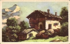 CPA Fantaisie Paysage