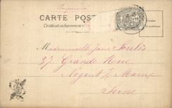 CPA Fantaisie Salon 1901 Anthonissen Le berger et son troupeau Moutons