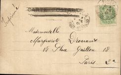 CPA Fantaisie Salon 1901 Brunerie Le singe de son emminence