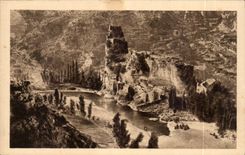 CPA its castle and gorges of the Tarn Castelbouc