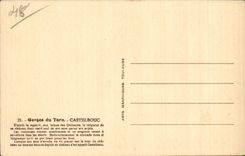 CPA its castle and gorges of the Tarn Castelbouc