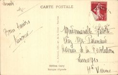 CPA Malene Le castle with the foot of the rocks