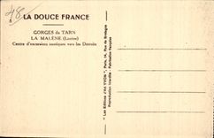 CPA Gorges of the Tarn Malene Centers nautical excursions towards the straits