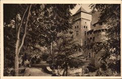 CPA Falls of the Tarn Castle of Caze seen of the road