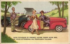 Humour - Illustration - Prenez votre temps - CPA 