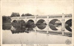 Beziers it Bridge Canal - CPA
