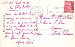 Humour - Illustration - la plage - crabe - crevettes - beach - crab - shrimp - CPA 