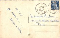 Fantasia - ninos - ilustracion - perro que camina de la muchacha - perro - CPA