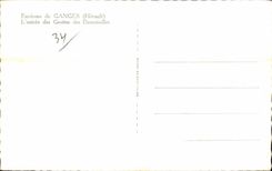 CPA Surroundings of Ganges Entering of the caves of the Young ladies