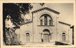 CPA Nd of Juice close Brissac Frontage of the sanctuary