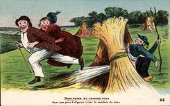 CPA Fantaisie Humour Bien faire et laisser dire