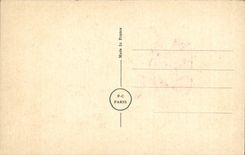 CPA Fantaisie Humour Vous n'avez pas besoin de vous reculer il ne mord pas ! chien Spahn