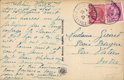 CPA Fantaisie Humour 500 francs par jour 