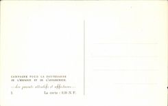 Nino de la fantasia de CPSM y sus padres