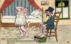 CPA Fantaisie Adele Zaseph Ange Angel