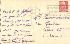 Nino de la fantasia de CPA con el guitere Chein