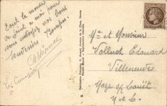 Humour - Illustration - bain - swimming - plage - beach - crabe - crab - CPA 