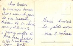 Fantasia - ninos - ilustracion - ninos queridos - perro - perro - CPA