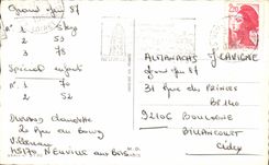 Fantasia - ninos - ilustracion - viaje al viaje Marte de la luna venir - CPA