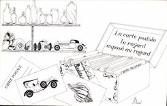 Humour - La Carte Postale le Regarde - Illustration - CPA 