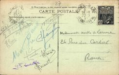 Pont de l'Arche - Interior of the Church - CPA