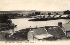 Pont de l'Arche - Sight on the Seine - CPA