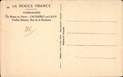 Caudebec in Caux - Old women Houses - Street of Butchery - Yvon - CPA