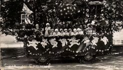 Fantasia verdadera de la foto - ninos - el tanque del sueno - flotador - - CPA