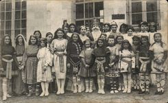 Fantasia - ninos - muchachas - muchachas en trajes exoticos - CPA