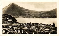 Menthon - Saint Bernard - View and the Lake - CPA