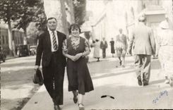 CARTE PHOTO Fantaisie - Happy Couple - CPA 
