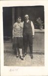 CARTE PHOTO Fantaisie - Couple - CPA 