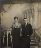 CARTE PHOTO Fantaisie - Couple - elegant clothes - CPA 