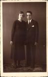 CARTE PHOTO Fantaisie - Couple - CPA 