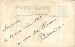 CARTE PHOTO Fantaisie - Couple - marriage - wedding - bride - groom - CPA 