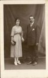 CARTE PHOTO Fantaisie - Couple - CPA 