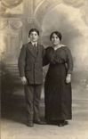 CARTE PHOTO Fantaisie - Couple - CPA 