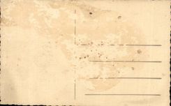 CARTE PHOTO Fantaisie - couple - Relaxed couple standing on steps - CPA 