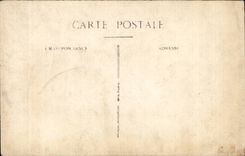 CARTE PHOTO Fantaisie - couple with dog - chien - CPA 