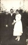CARTE PHOTO Fantaisie - couple - wedding - marriage - bride - groom - CPA 