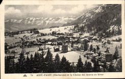 ESA Passy - Chain of Aravis in winter - CPA