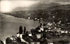 CPSM Amphion les Bains and the lake Leman