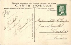 CPA Passy Bridge of Tetaz Rocks of Punt