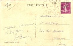 CPA St Jeoire Le district of the iron tower