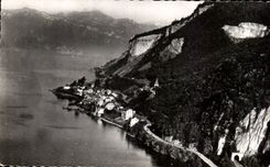 CPSM Meillerie Le lake leman and Swiss mountains