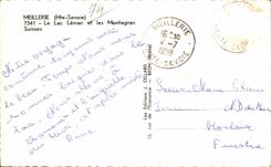 CPSM Meillerie Le lake leman and Swiss mountains