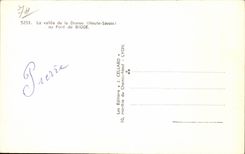 CPSM the valley of Dranse to the bridge of Bioge