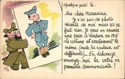 CPA Illustrator Militaria Humor