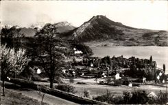 CPSM Menthon Saint Bernard and Rock of oxen